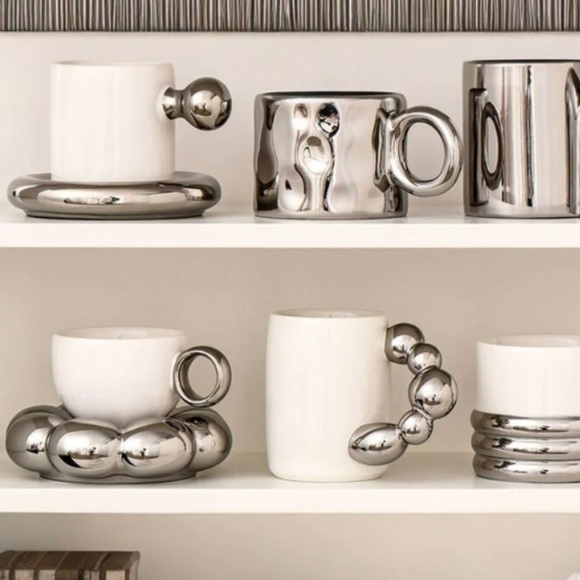 Chrome coffee cup - Picture 1 of 2